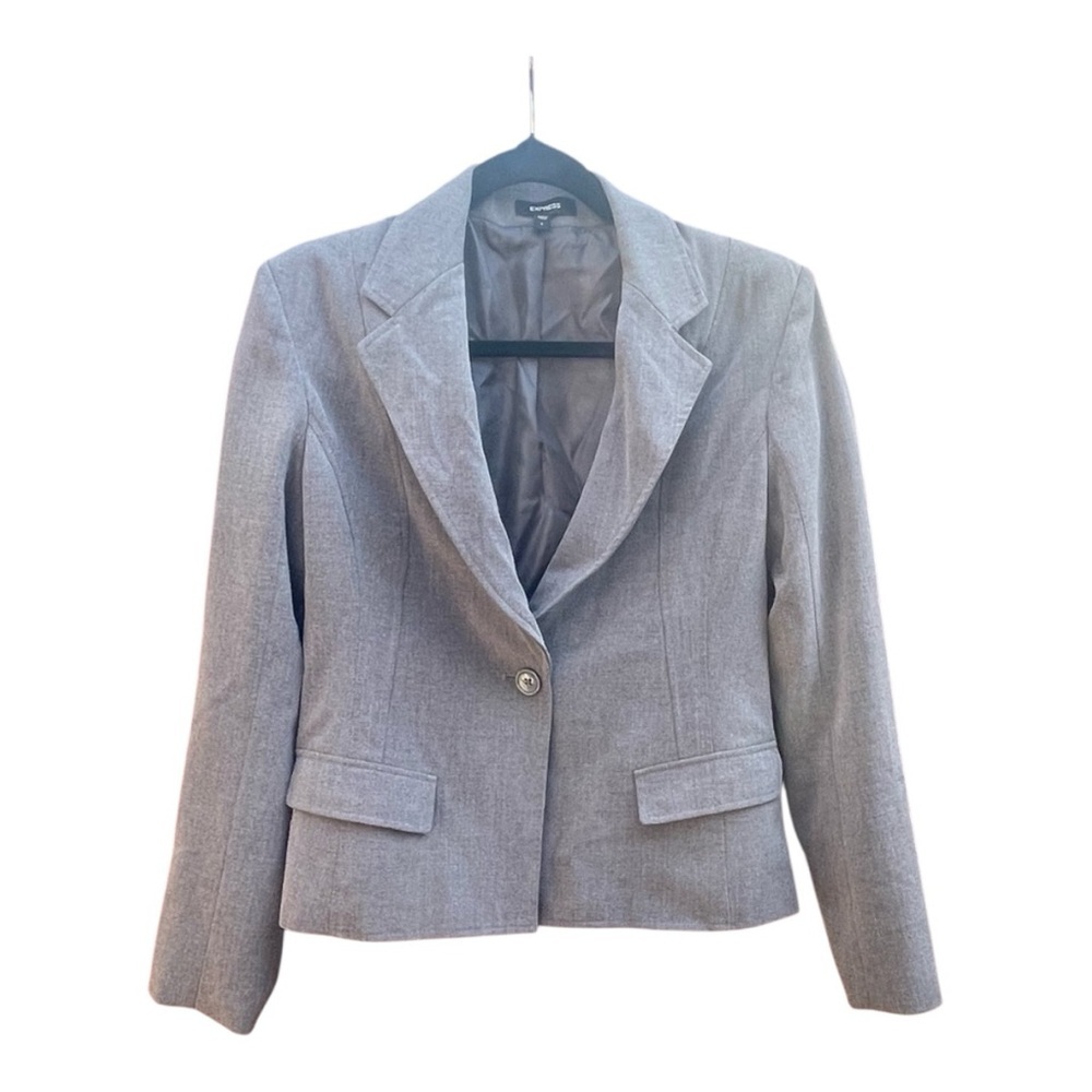 Express Gray Blazer